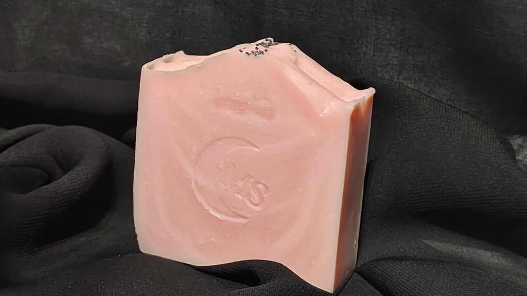 Pink Clay Gentle Soap by Glowing Moon Skin – Handmade Cold Process Soap with Pink Kaolin Clay & Essential Oils – Natural Daily Cleanser for Face & Body