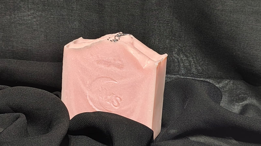 Pink Clay Gentle Soap by Glowing Moon Skin – Handmade Cold Process Soap with Pink Kaolin Clay & Essential Oils – Natural Daily Cleanser for Face & Body