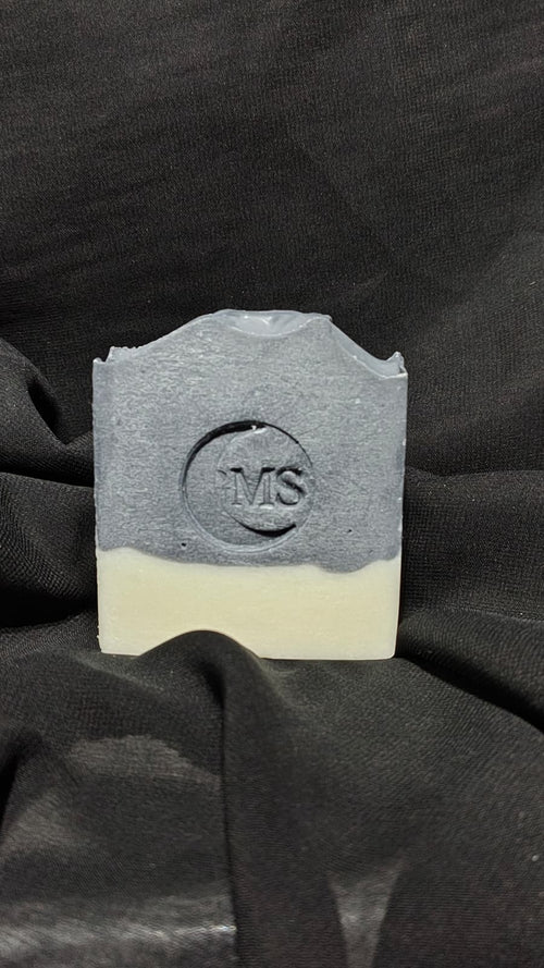 Charcoal Detox Soap by Glowing Moon Skin – Handmade Cold Process Soap with Activated Charcoal & Essential Oils – Deep Cleansing Bar for Face & Body