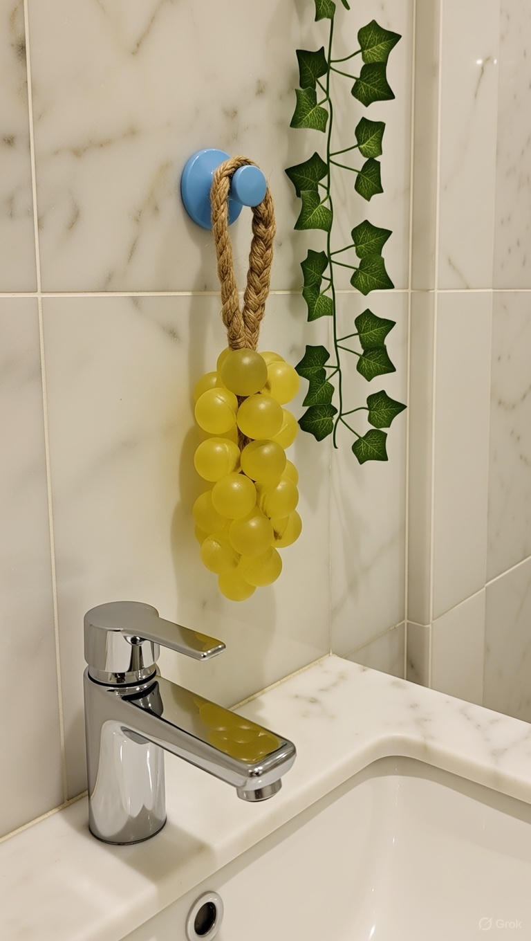 Hanging Soap Convenience – Ideal for bathrooms, cloakrooms, kitchens & wash basins
