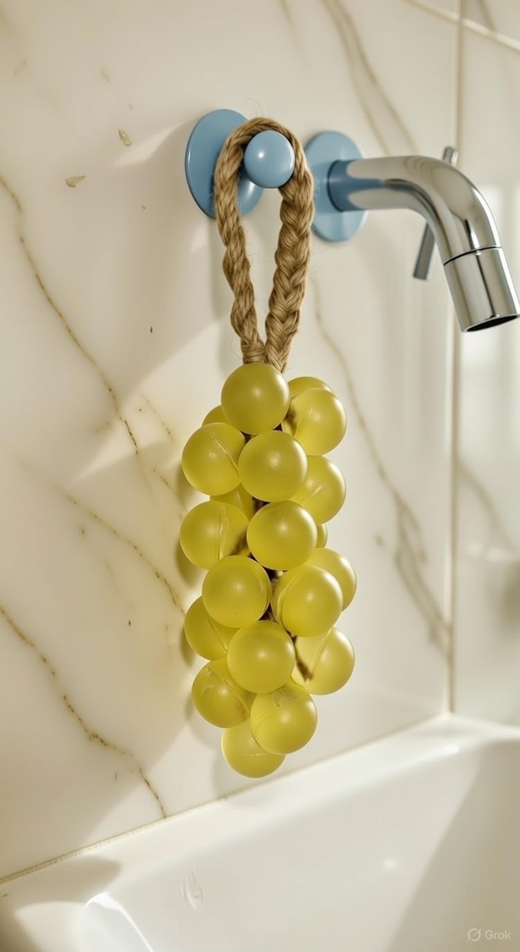Hanging Soap Convenience – Ideal for bathrooms, cloakrooms, kitchens & wash basins